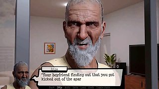 Outdoor wild mistress with a nude girl in Pandora's cell