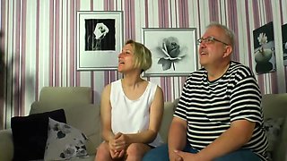 Blonde German Milf Opens Her Pussy Desperate To Be Penetrated By Two Big Cocks While Being Filmed In Pov Inside The Room