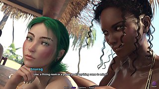 Stepmom with big funbags in sexy anime scenes