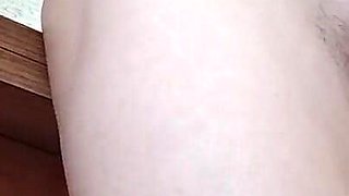 Schoolgirl in Red Panties Masturbates After School While Parents Are Not at Home