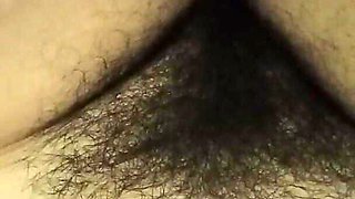 Hairy Pussy and Bellybutton