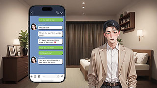 Girlfriend Corrupted & Cucks BF with Big White Cock - Ntr"d by Friend Nts Route #20 Animated Ai Porn Game