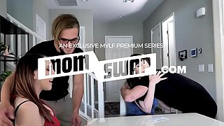 Sweaty Buxom Milf In Yoga Pants Upgrades Her Workout With Intense Sex Session With Her Fit Trainer