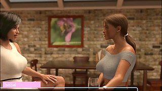 3D animated lesbian fantasy for women featuring intense 69 action