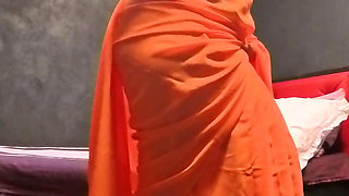 Saree Try on Haul with Nude Big Booty Queen Nilmini Sheron