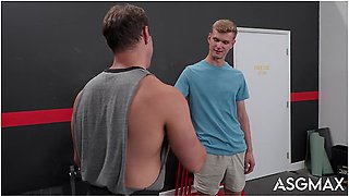 Jock Mick Mario Tag Teamed In Free-Use Gym - ASGmax
