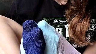 Exotic brunette hardcore foot fetish fuck