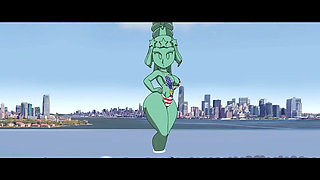 The Statue of Liberty's XXX-Rated Independence Day Spectacular - Where Freedom Rings in More Ways Than One