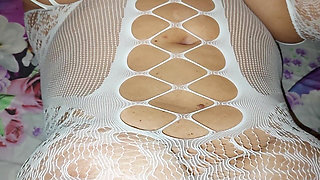 Babysitter in Sexy Lingerie Gets Fucked in the Pussy