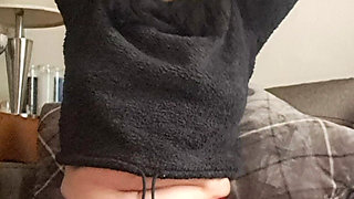 MILF in Panties in Front of Her Indifferent Brother-in-law, He Gets Hot
