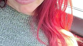Busty Czech amateur fucks outdoor in public