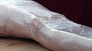 Mummified, Tickled and Trampled - Made Him Cum Under My Feet