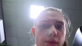 A sweaty Latina gets fucked hard after workout