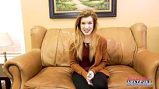 Lustful sweetheart's skinny dirt