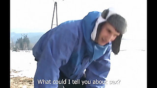 Escaping the Ski Run for a Private Fuck