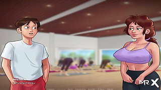 Mature Yoga Nympho in Summertime Saga - Episode 1: Time to Sweat!