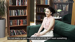 Enticing baby doll's defloration porn