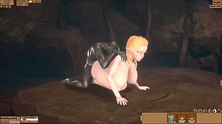 Sexy MILF Fucked and Bred by Cave Goblins