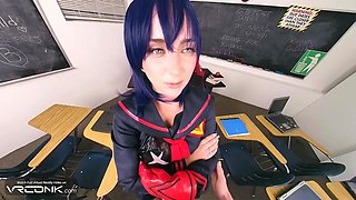 Hot Student 18+ Gets Fucked Upskirt And Has Real Orgasm In Cosplay Parody Hd - Ryuko Matoi, Vr Porn And Macy Meadows