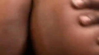 Monica Keyys busty ebony-skinned BBW sucks and fucks big black cock