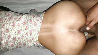 Fake baba fucked my punjabi stepmom's big ass in doggy style