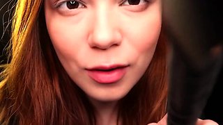Redhead feet fetish babe sixty nines his cock with a footjob