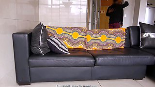 Big Tits African Hottie Fucks Fake Agent