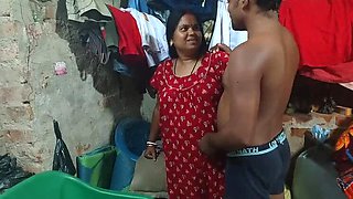 Young Nephew Fucks Desi Aunty Hard - Big Tits, Doggy Style, and Homemade Fun