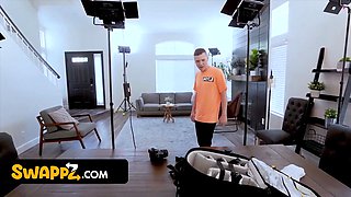 Swappz - big-titted cougars Lory Lace and Demi Nova get their narrow cunts fucked by their stepsons