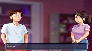 Teacher, hi beach, asian