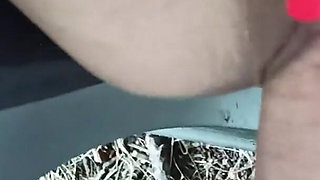 Masturbation and Fuck in the Car