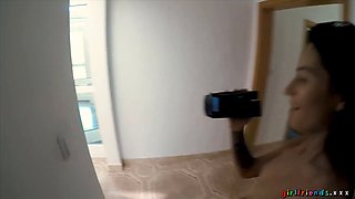 No estate agent so they fuck on the kitchen table - gfs porno