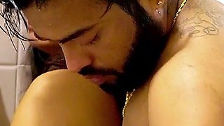 A Hot Nude Girl Fucked Hard in the Bathroom