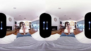Virtual Reality And Whitney Wright - Stepsons Teen 18+ Gf Fucks You For Car Ride