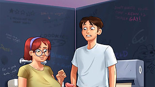 Summertime Saga Reworked - 5 in the College Toilets by Misskitty2k