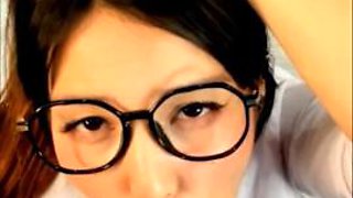 Naughty student on her knees: Blowjob, Babe  Asian Porn