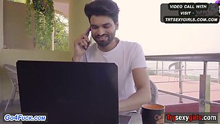 Indian Girlfriend's Nighttime Passion Ignites with Sultry Heat