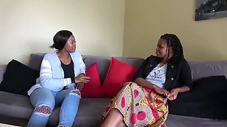 African lesbians  hidden affair when husbands are at work
