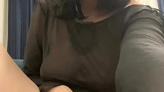 Brunette Deepthroats Her and Gets Her First Anal Orgasm!