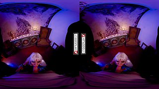 Ebony Blue Skirt Costume VR Hard sex
