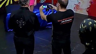 Ggg John Thompson- Sexy Claudia Enjoys Giant Coks in Her Horny Pussy and Mouth in a Wild Bukkake Gangbang