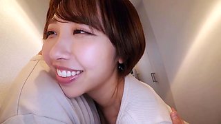 Tiny Japanese babe hardcore spitroasted and she enjoys jizz