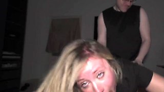 Submissive Blonde PAWG Gets Deepthroated & Spit-roasted Like a Total Slut Before Getting a Creampie
