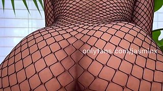 Sexy hottie Anetta Keys enjoys a solo toy masturbation