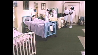Beautiful Horny Vintage MILF Nurse Sucks Doctor's Big Cock in a 69