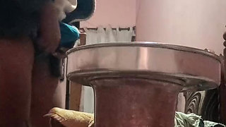 Morning time Stand-up Crust show at hornyer masterbating