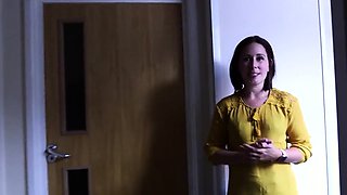 CFNM amateur Ebony jerks in group HJ
