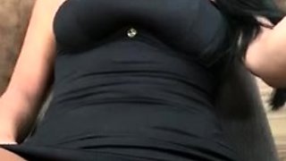 Blonde tight pussy babe solo toy fun in glamour masturbation