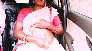Telugu Maid Car Sex in Forest Road