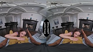 Isiah Maxwell and Maddy May enjoy passionate interracial action with impressive intensity.